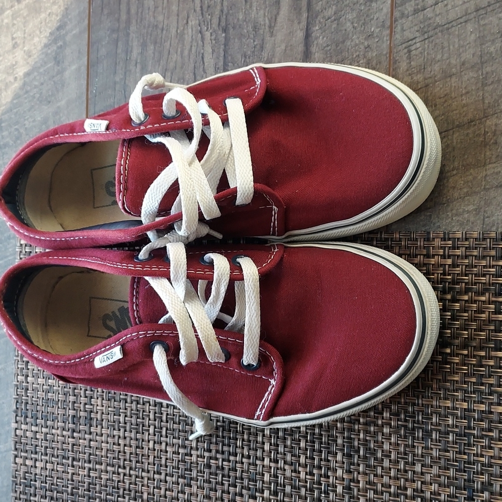 Vans Off The Wall Maroon Burgundy